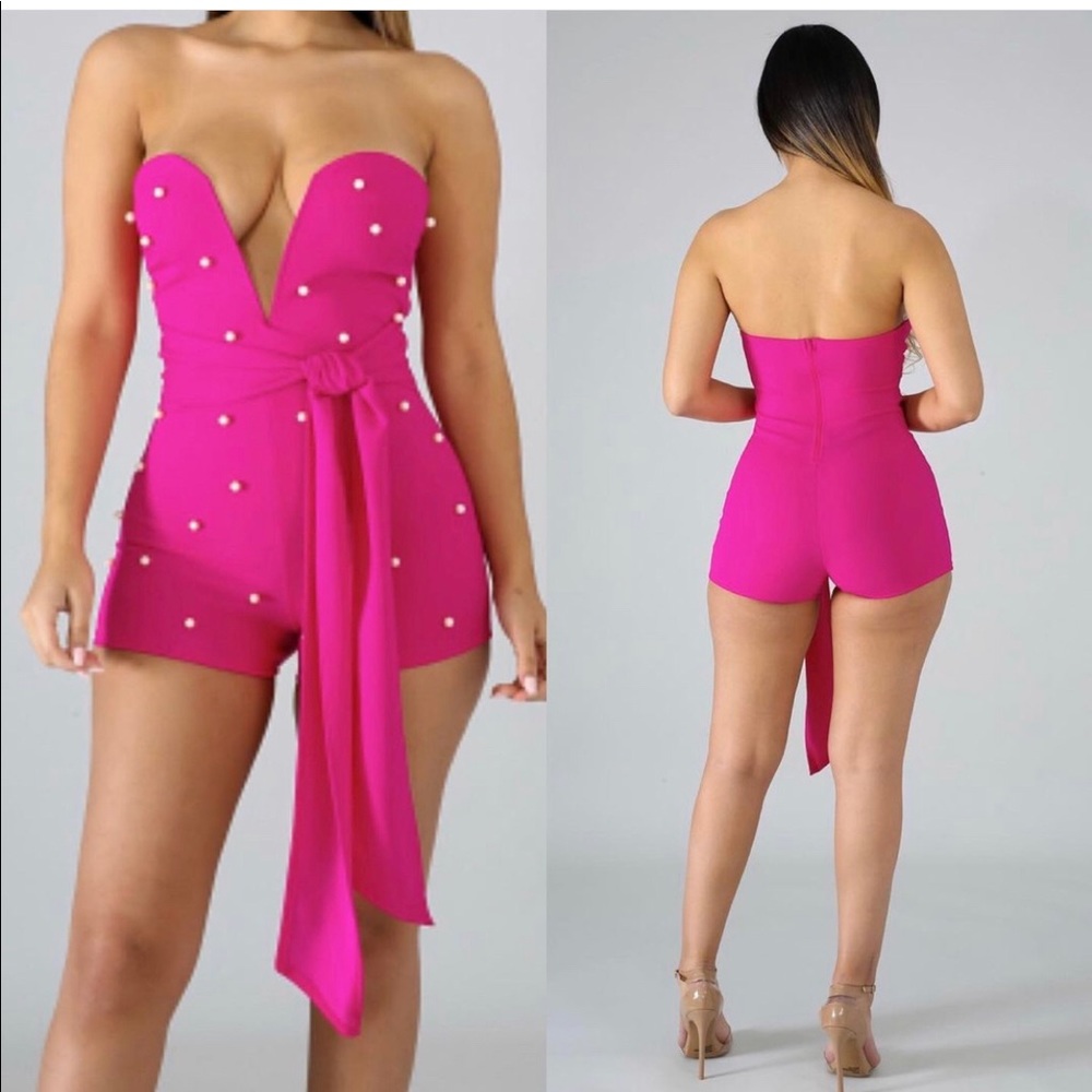 Pink romper